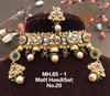 85 MH Golden Palted Matte Antique Hasadi Set Wholesale Price In Surat
